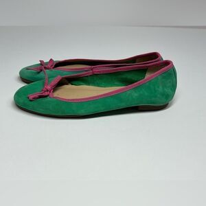 Lanidor Bohemian Suede Flat Ballet  Size 36 EU/ 6 US Made in Brazil